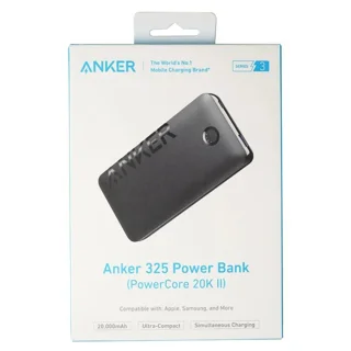 بسته‌بندی پاوربانک انکر 325 PowerCore 20K II مدل A1286